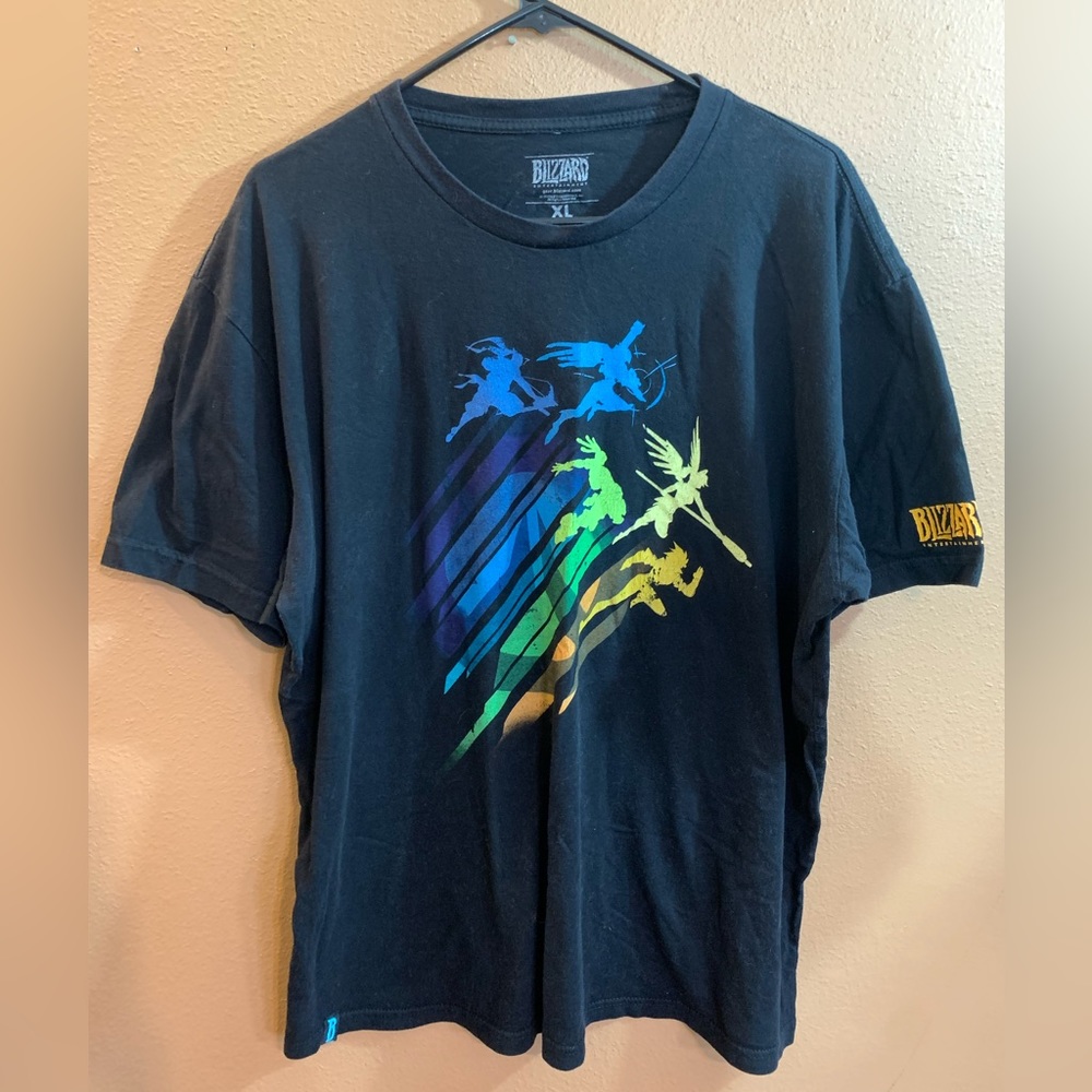 Blizzard Overwatch Black Mens T-Shirt - XL